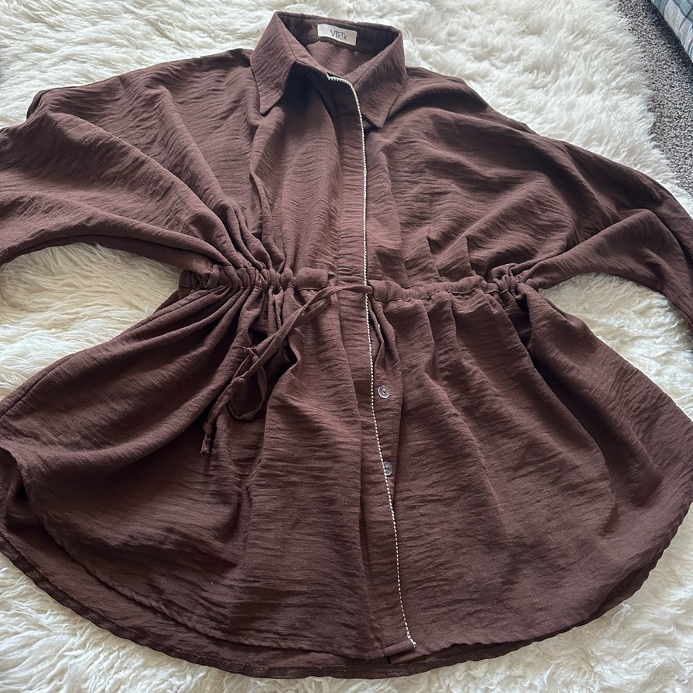 Brown Women's Top